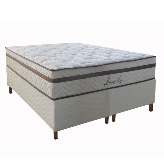 Conjunto Cama Box Universal + Colchão Paropas Molas Pocket Marcelly Ibizza  Na Loja - www.colchaoparopas.com.br a Sua Loja de Colchão Paropas com Menor  Preço